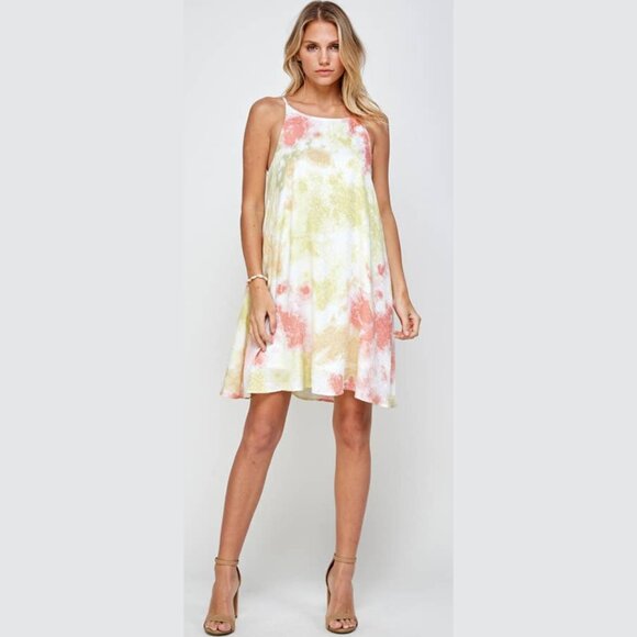 NWT Tie Dye Sundress – Coral Blush – USA Made - Picture 2 of 5